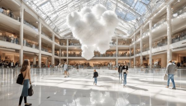 Venez vivre des moments ludiques à la tête dans les nuages à Lyon Part-Dieu
