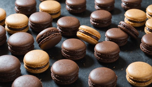 Quels sont les conseils pour réussir des macarons au chocolat croquants et fondants ?