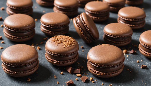 Quels sont les conseils pour réussir des macarons au chocolat croquants et fondants ?