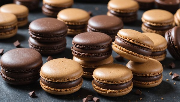 Quels sont les conseils pour réussir des macarons au chocolat croquants et fondants ?